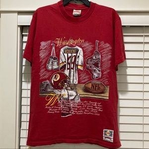 Vintage 90s Washington Redskins Single Stitch Nutmeg Mills Tee